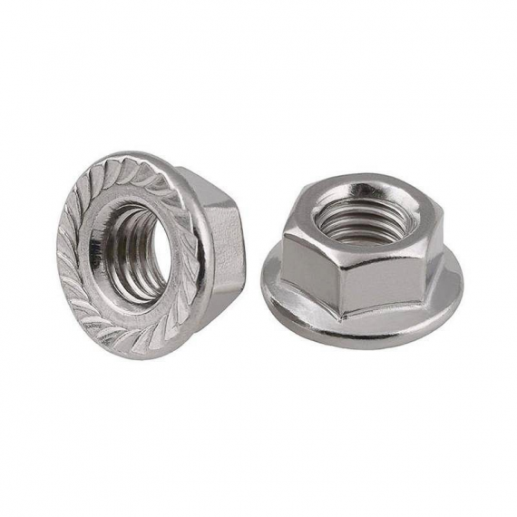 Фотография товара 'Kranz KR-01-3521-006 Гайка с фланцем DIN 6923, M12'