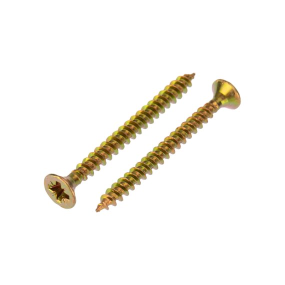 Фотография товара 'Kranz 1111-3540-1 Саморез универсальный 3.5х40, желтый цинк'