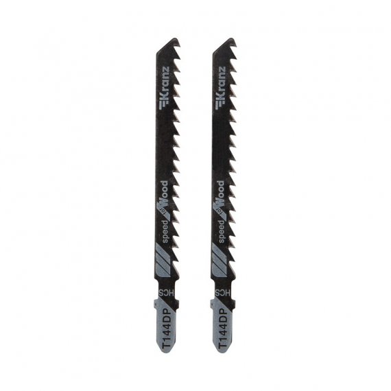 Фотография товара 'Kranz KR-92-0317 Пилка для электролобзика по дереву T144DP 100 мм'