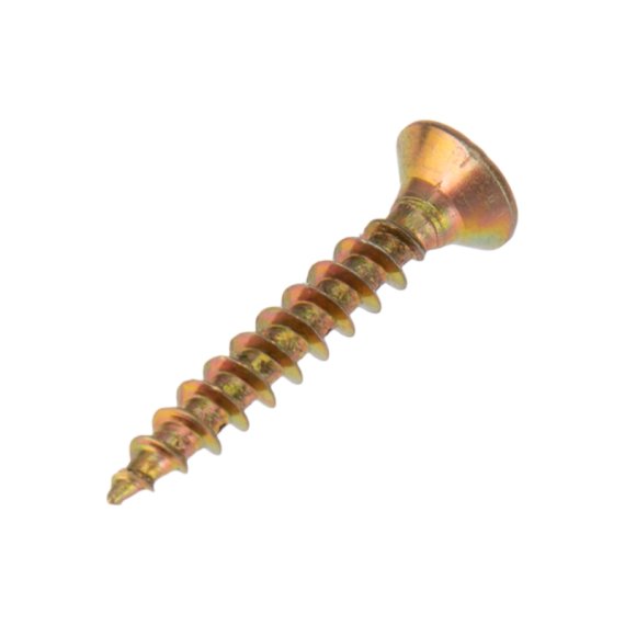 Фотография товара 'Kranz 1111-0320-1 Саморез универсальный 3х20, желтый цинк'