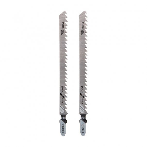 Фотография товара 'Kranz KR-92-0314 Пилка для электролобзика по дереву T301DL 132 мм'