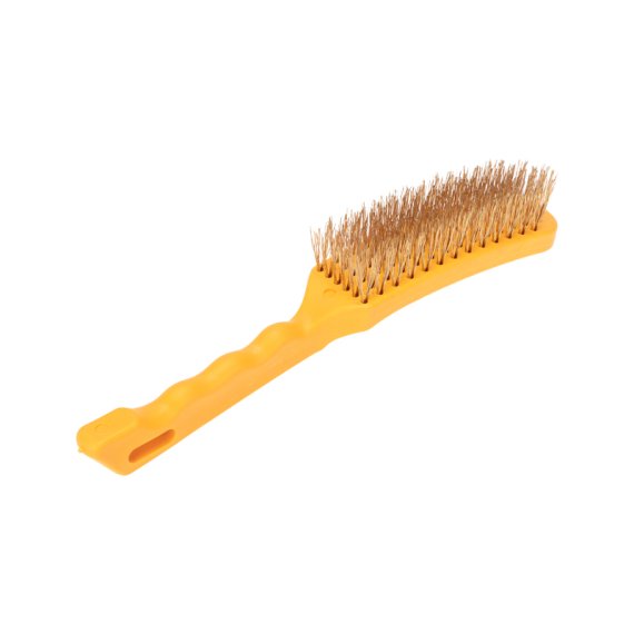 Фотография товара 'Kranz KR-91-1237 Щетка по металлу с пластиковой ручкой 6 ряд. 260 мм'