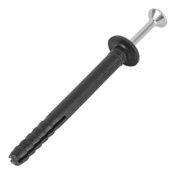 Фотография товара 'Kranz KR-01-3621-010 Дюбель-гвоздь грибовидный бортик, полипропилен 6х40мм'