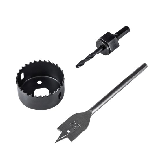 Фотография товара 'Kranz KR-92-0263 Набор для установки врезных замков, 22 мм/54 мм'