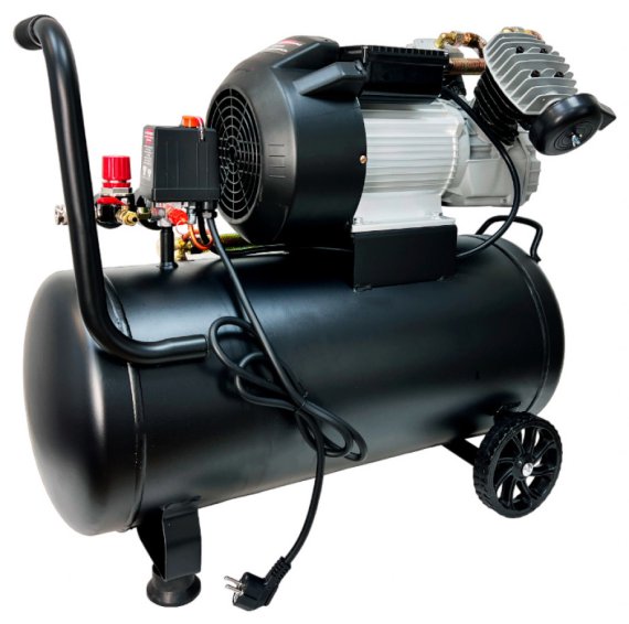 Фотография товара 'Kranz KR-16-1151 Компрессор воздушный KR-1500/24, 1500Вт, 230 л/мин, 24л'