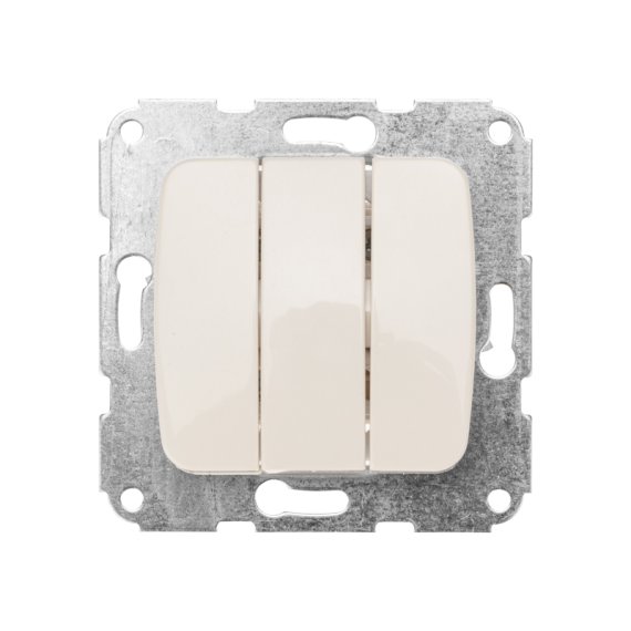 Фотография товара 'Kranz KR-78-0234 DEA Выключатель 3кл с/у 10А'