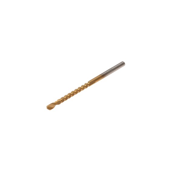 Фотография товара 'Kranz KR-91-0580 Сверло-фреза по металлу 3мм, HSS, ТИТАН, цилиндрический хвостовик'