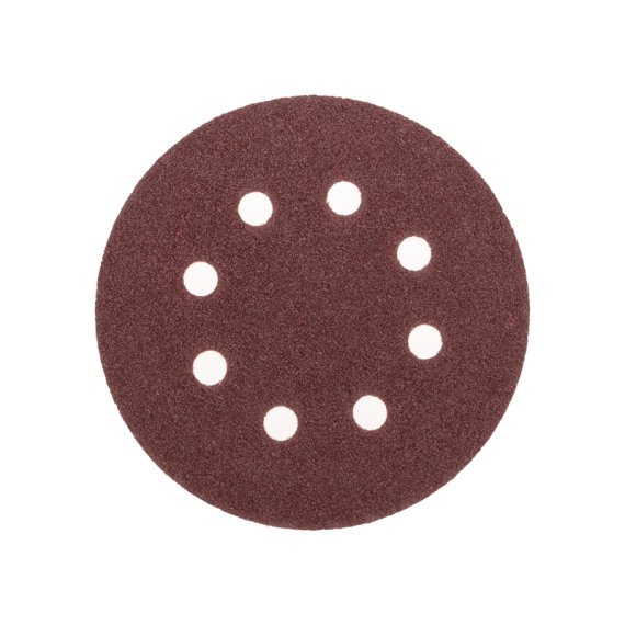 Фотография товара 'Kranz KR-91-1165 Диск абразивный на ворсовой основе, на липучке, перфорированный, P60, 125мм'