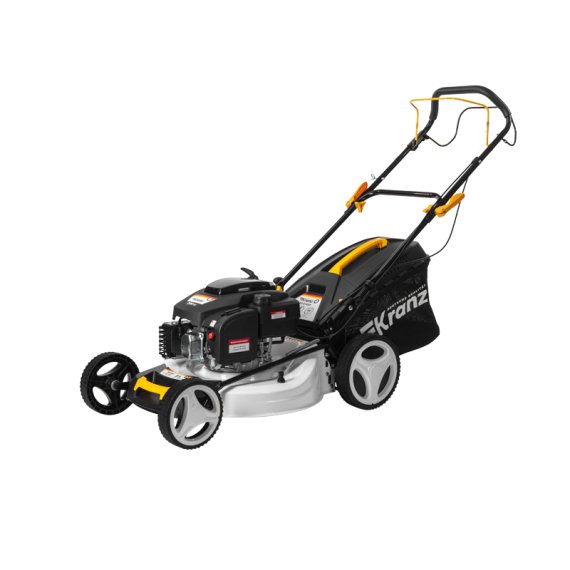 Фотография товара 'Kranz KR-16-1232 Газонокосилка бензиновая KR-510SP самоходная, 200см3, 51см'