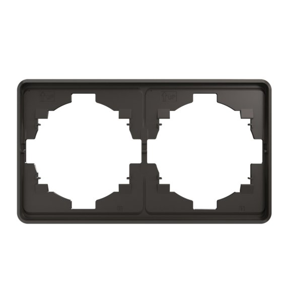 Фотография товара 'KR-78-0752-2 Рамка ROUND 2-постовая'