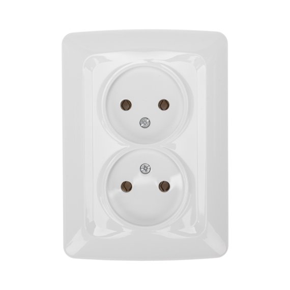 Фотография товара 'Kranz KR-78-0217 DEA Розетка 2-ая б/з с/у 10А'