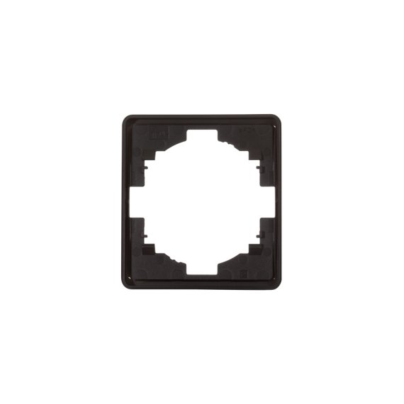 Фотография товара 'KR-78-0751-3 Рамка ROUND 1-постовая оникс'