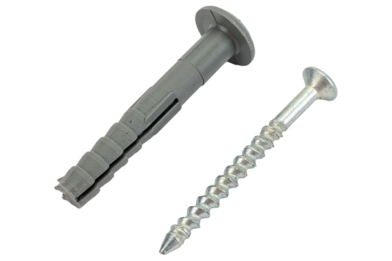 Фотография товара 'Kranz 1410-0640-1 Дюбель-гвоздь грибовидный бортик, полипропилен 6х40 упаковка поставщика'