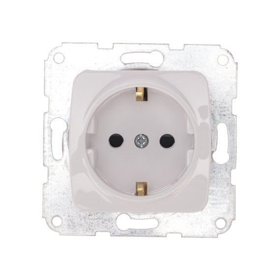 Фотография товара 'Kranz KR-78-0212 DEA Розетка 1-ая с/з з/ш с/у 16А'