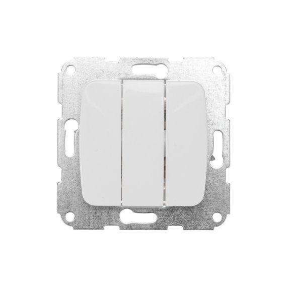 Фотография товара 'Kranz KR-78-0204 DEA Выключатель 3кл с/у 10А'