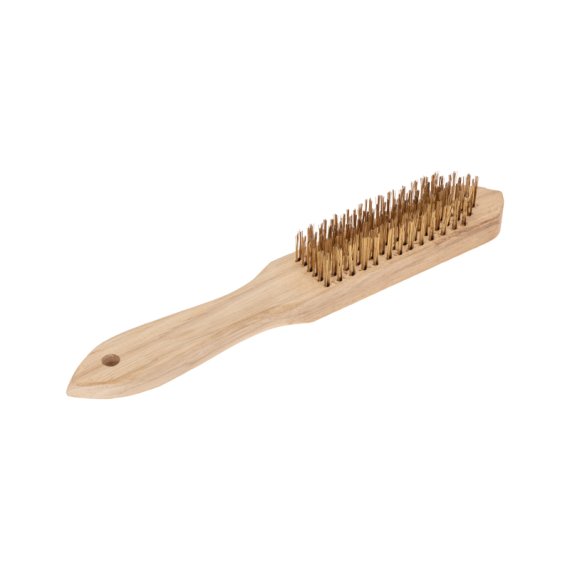 Фотография товара 'Kranz KR-91-1243 Щетка по металлу с деревянной ручкой 6 ряд. 280 мм'