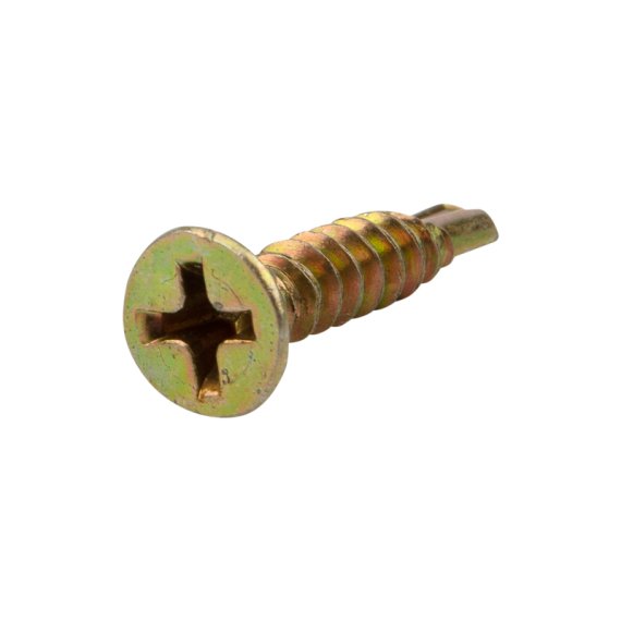 Фотография товара 'Kranz 1505-3919-1 Саморез оконный сверло, 3.9х19, желтый цинк'