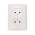 Фотография товара 'Kranz KR-78-0219 DEA Розетка 2-ая керамика б/з с/у 10А'