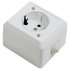 Фотография товара '78-0515 Розетка штепсельная влагозащищенная открытой установки c/з 16 А IP44'